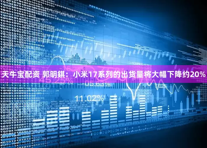 天牛宝配资 郭明錤：小米17系列的出货量将大幅下降约20%